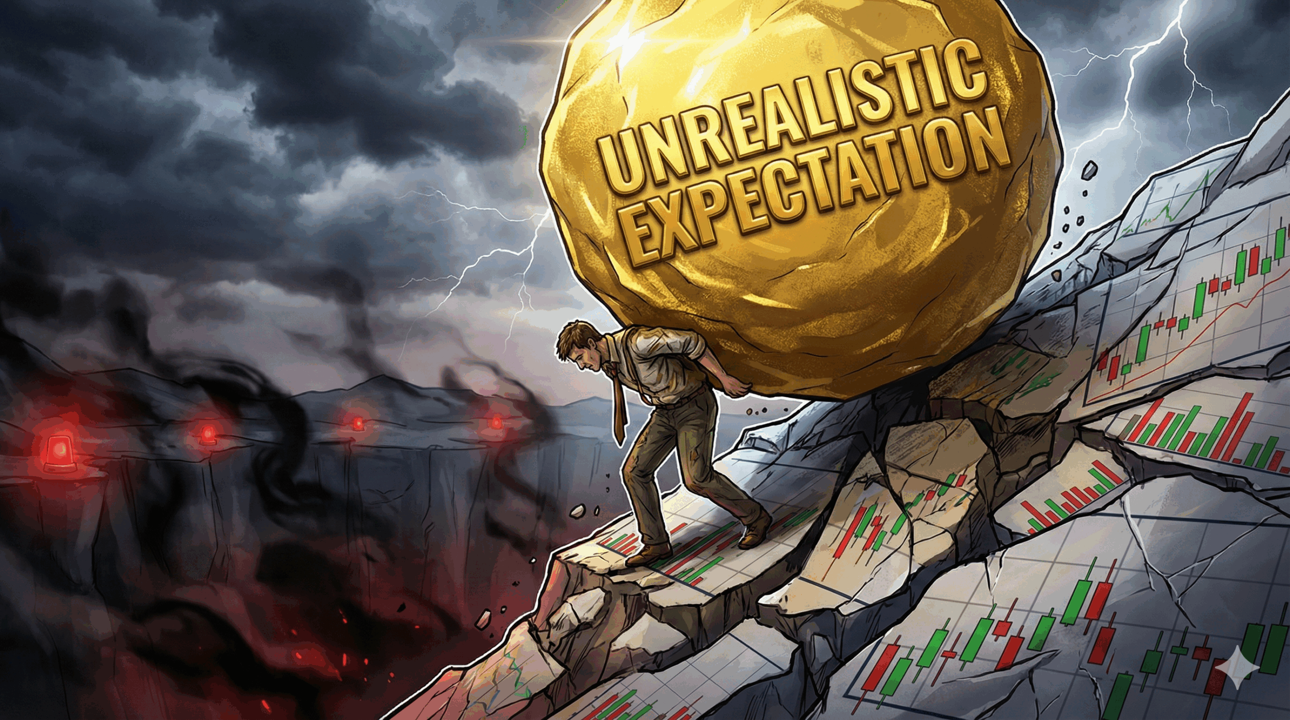 You are currently viewing The Hidden Cost of Unrealistic Goals in Trading